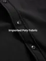 Black Roll Up Sleeve Shirt