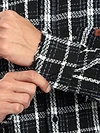 Black Rugged Flannel Overshirt