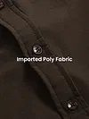 Brown Roll Up Sleeve Shirt