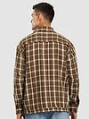 Brown Rugged Flannel Overshirt