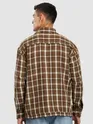 Brown Rugged Flannel Overshirt