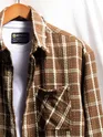 Brown Rugged Flannel Overshirt