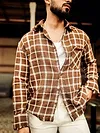 Brown Rugged Flannel Overshirt