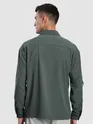 Grey Roll Up Sleeve Shirt