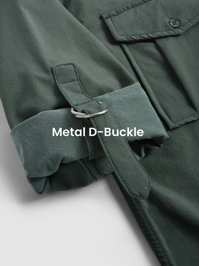 Grey Roll Up Sleeve Shirt