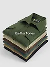 Grey Roll Up Sleeve Shirt