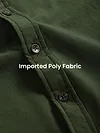 Olive Roll Up Sleeve Shirt