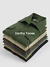 Olive Roll Up Sleeve Shirt