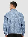 Airforce Blue Color Blast Shacket
