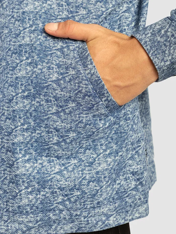 Airforce Blue Color Blast Shacket