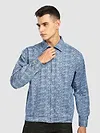 Airforce Blue Color Blast Shacket