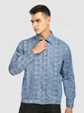 Airforce Blue Color Blast Shacket