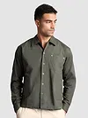 Grey Solid Multipocket Shacket