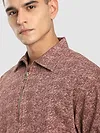 Mauve Color Blast Shacket