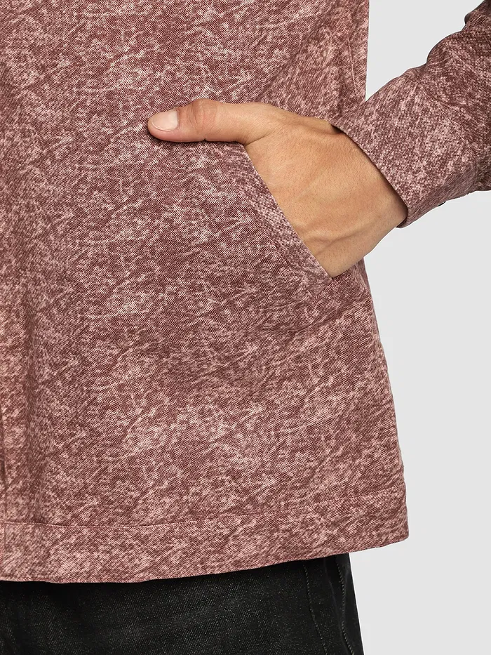 Mauve Color Blast Shacket