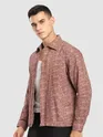 Mauve Color Blast Shacket