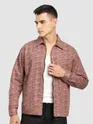 Mauve Color Blast Shacket