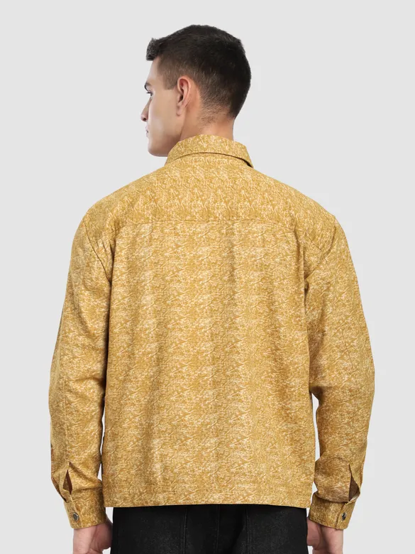 Sand Brown Color Blast Shacket
