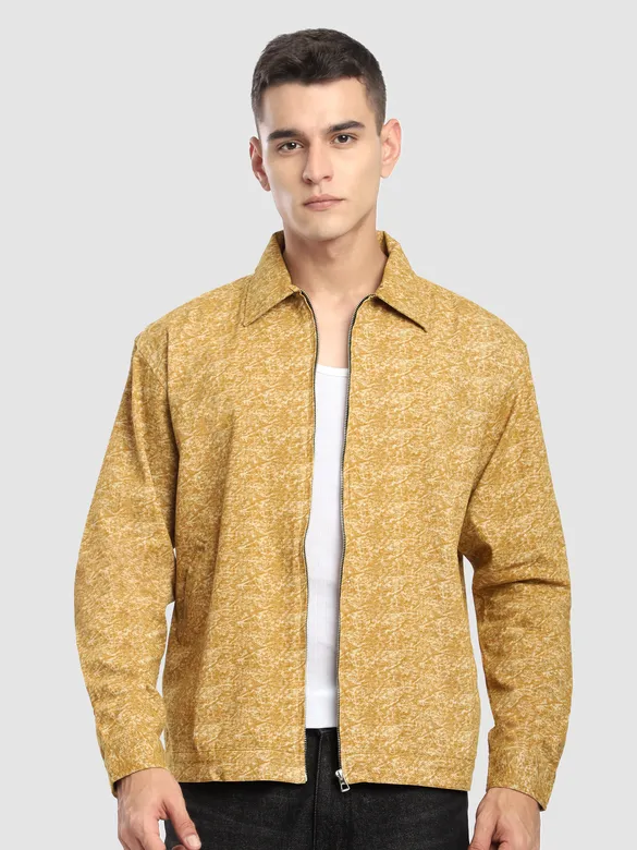 Sand Brown Color Blast Shacket