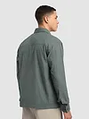 Greyish Green Block Textured Shacket