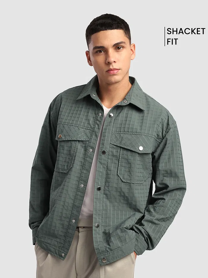 heavy shacket for men online, 