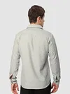 Pale Grey Terry Textured Shirt