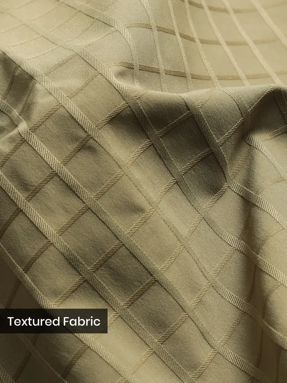 Pale Olive Block Textured Shacket