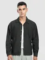 Dark Grey Bubble Textured Shacket