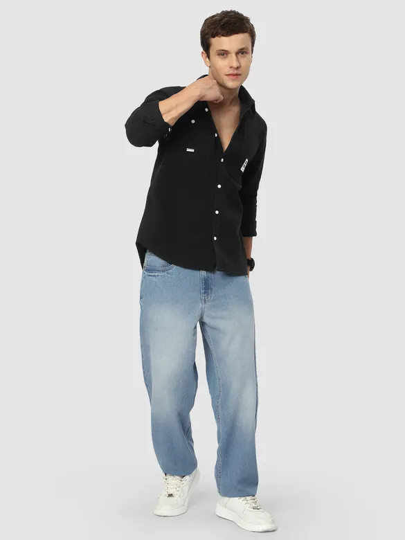 Black BYNG Cotton Shirt