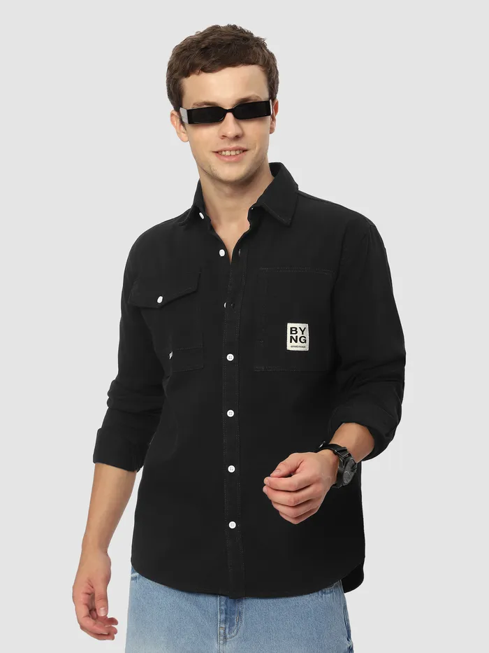 Black BYNG Cotton Shirt