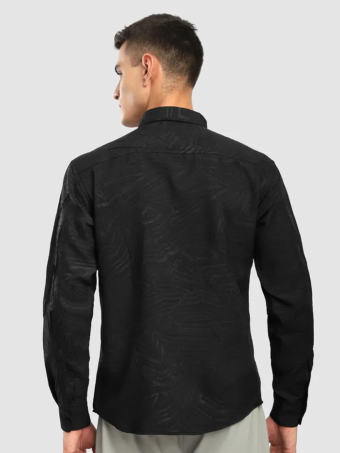 Black Crushed Shirt