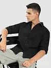 Black Crushed Shirt