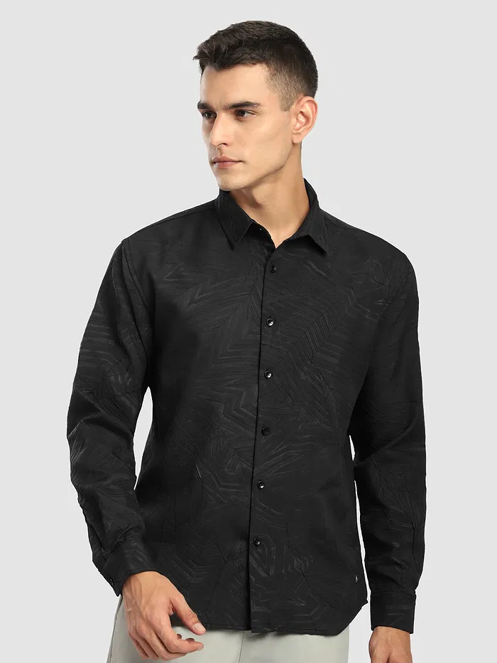 Black Crushed Shirt