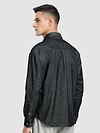 Black Striped Corduroy Shirt