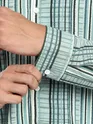 Blue Multi Striped Printed Shirt