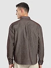 Brown Striped Corduroy Shirt