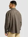 Brown Textured Jacquard Shirt