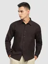 Coffee Brown Crushed Shirt