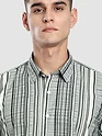 Grey Multi Striped Printed Shirt