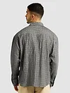 Grey Textured Jacquard Shirt