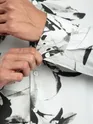 Light Grey Abstract Floral Printed Shirt