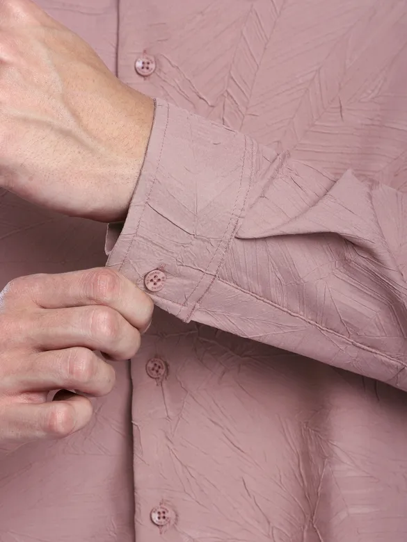 Light Mauve Crushed Shirt