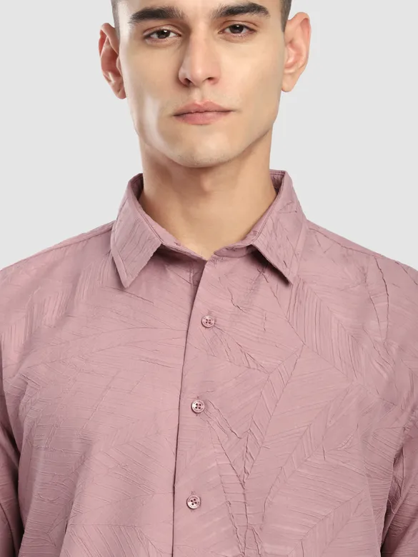 Light Mauve Crushed Shirt