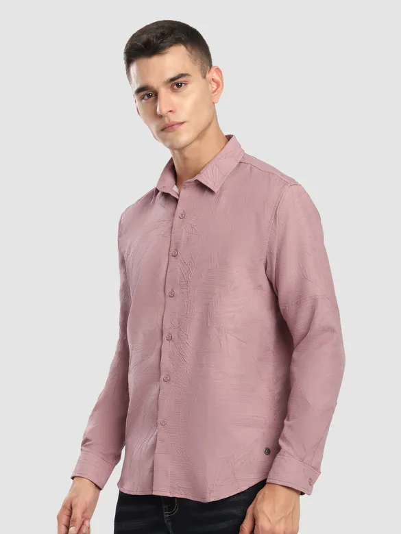 Light Mauve Crushed Shirt