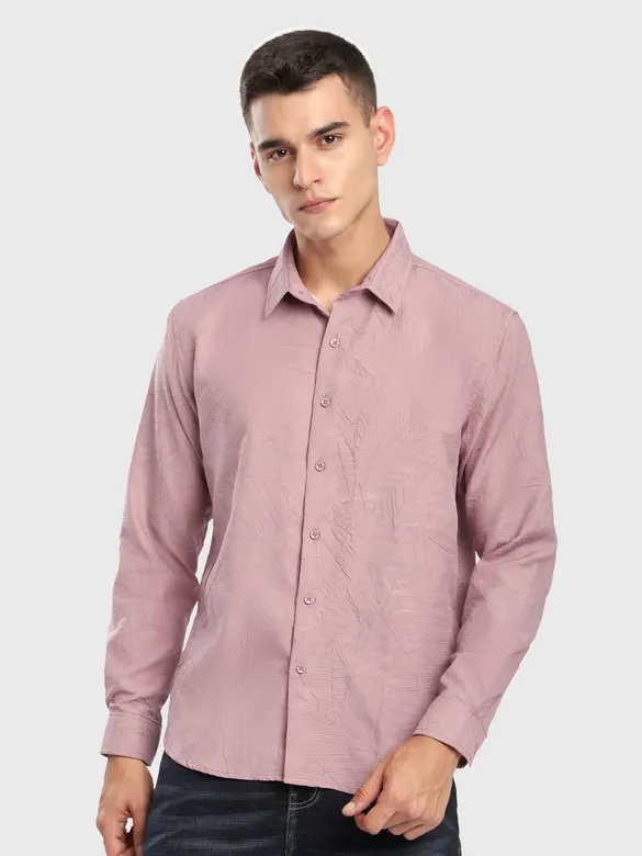 Light Mauve Crushed Shirt