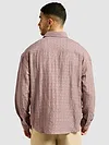 Mauve Textured Jacquard Shirt