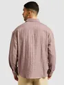 Mauve Textured Jacquard Shirt