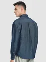Navy Striped Corduroy Shirt
