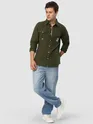 Olive BYNG Cotton Shirt