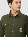 Olive BYNG Cotton Shirt